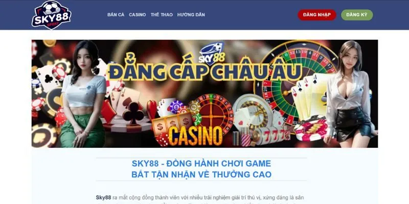 Sơ lược về nhà cái hàng đầu Sky88