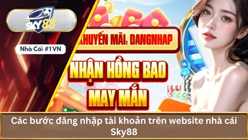 Hướng dẫn đăng nhập tài khoản trên website nhà cái sky88 1 Các bước đăng nhập tài khoản trên website nhà cái Sky88